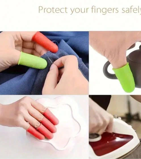 3pcs Silicone Finger Protectors