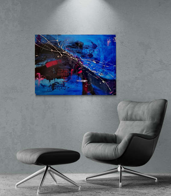 Carpe Diem No.2 - Abstract Acrylic Painting