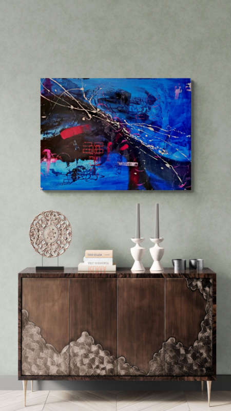 Carpe Diem No.2 - Abstract Acrylic Painting