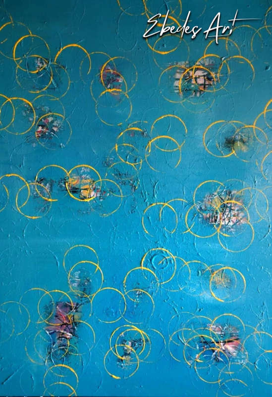 Dance with Me No.2 - Abstract Acrylic Painting