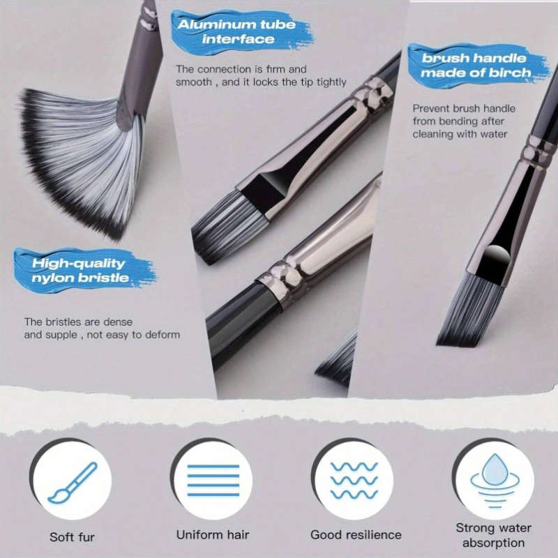 Dom Delfim 24pcs Set Paint Brush Set