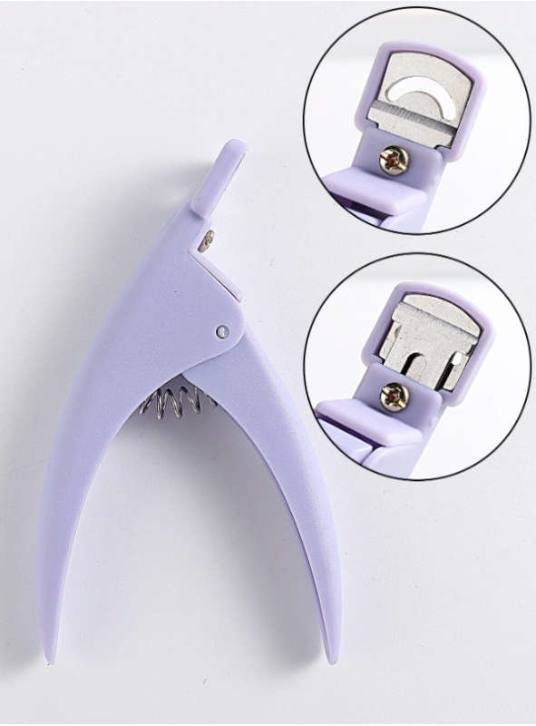 Full Beauty 1pc Purple Professional Nail Tip Cutter