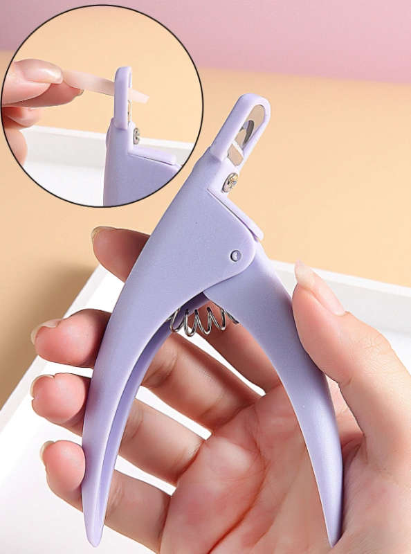 Full Beauty 1pc Purple Professional Nail Tip Cutter