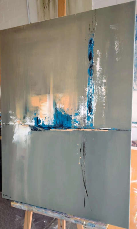 Acrylic Painting - Habour Town No.1
