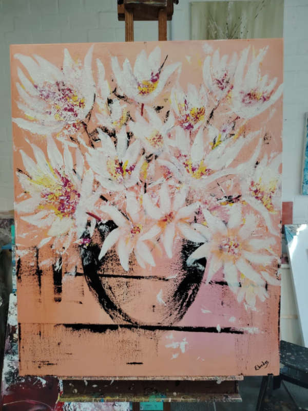 Acrylic Painting - Paint Her Flowers No.10