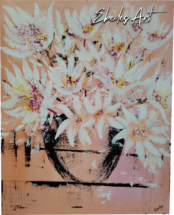 Acrylic Painting - Paint Her Flowers No.10
