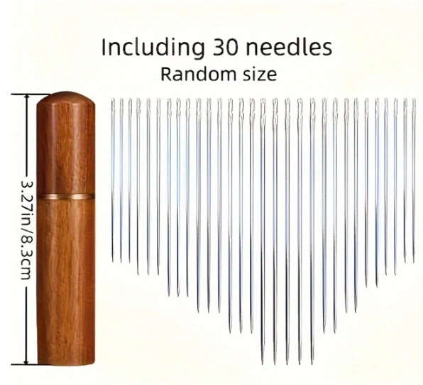 30pcs Self-Threading Needle Set
