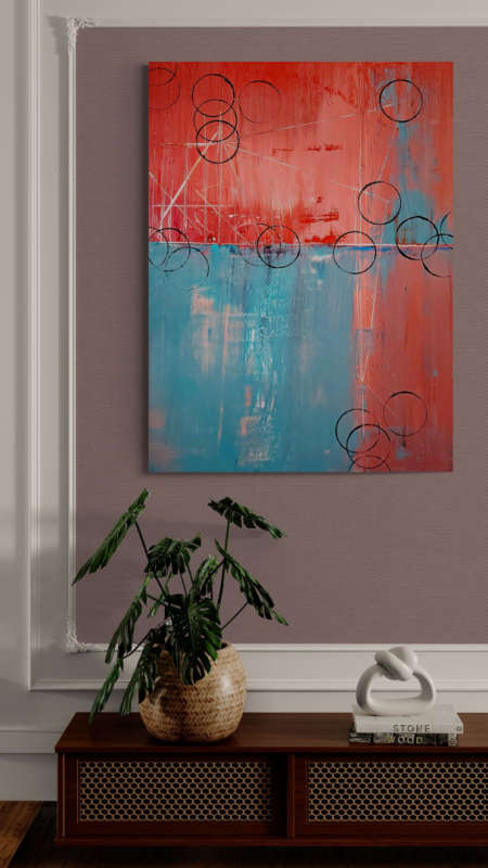 Vital - Abstract Art Painting