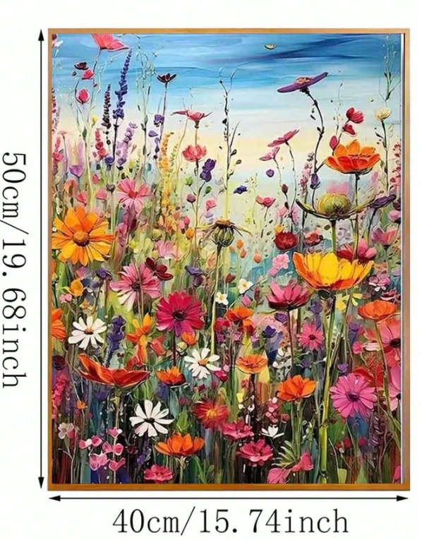 Paint by Numbers: Wildflowers Delight
