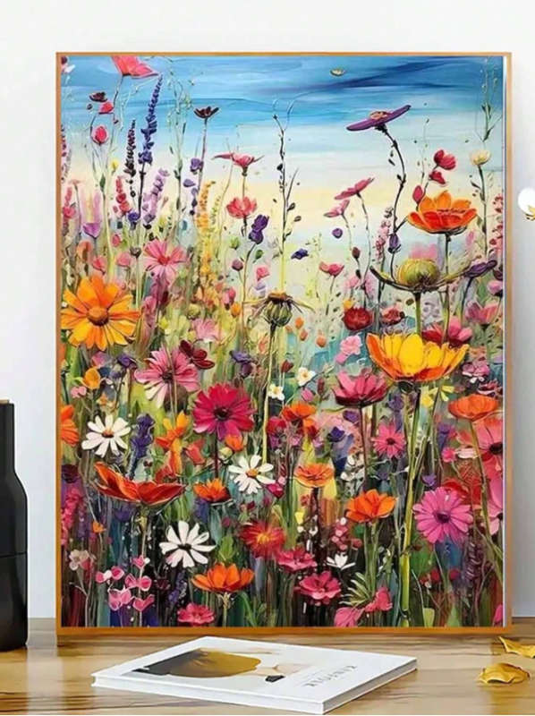 Paint by Numbers: Wildflowers Delight