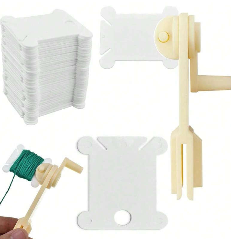 100pcs Plastic Floss Bobbins