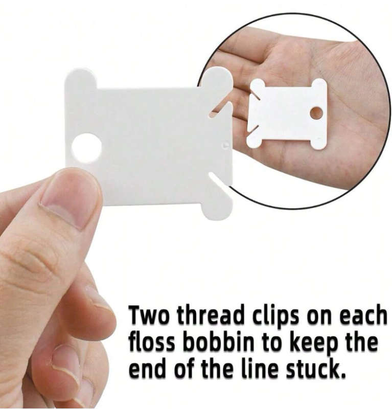 100pcs Plastic Floss Bobbins