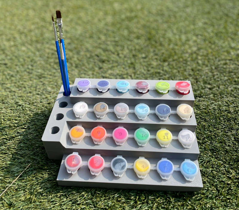 Brush and Paint Holder