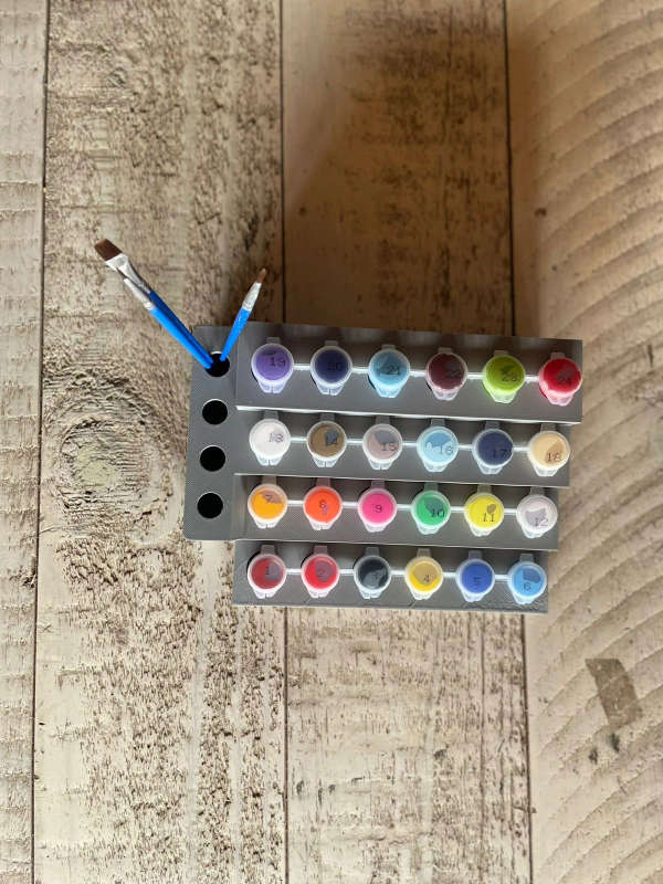 Brush and Paint Holder