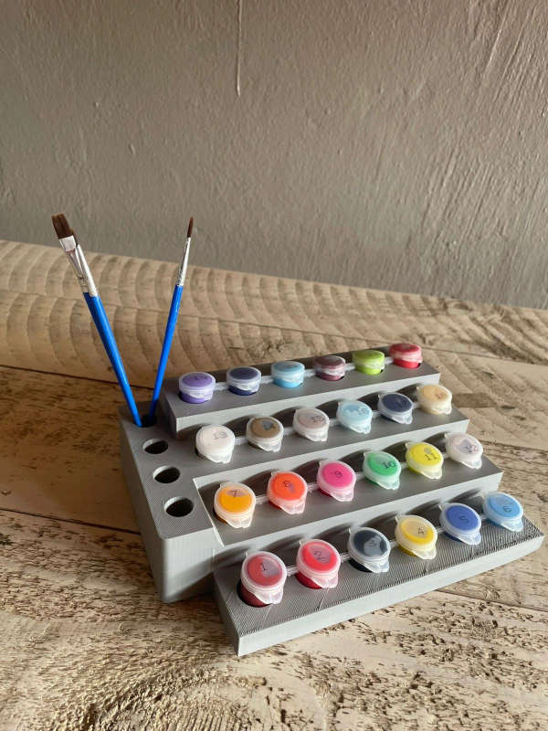 Brush and Paint Holder