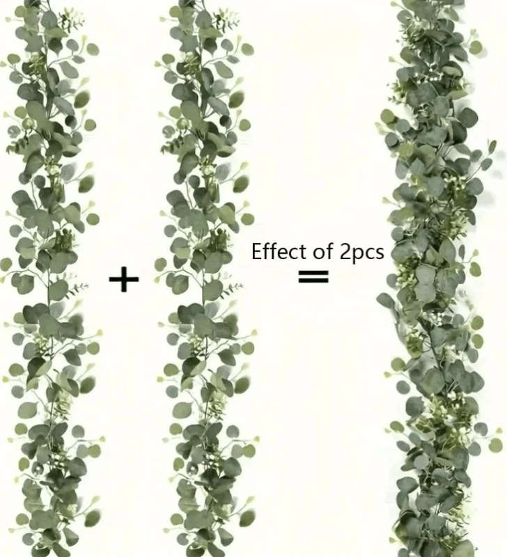 Wedding Decor - 1pc 180cm Artificial Eucalyptus Garland