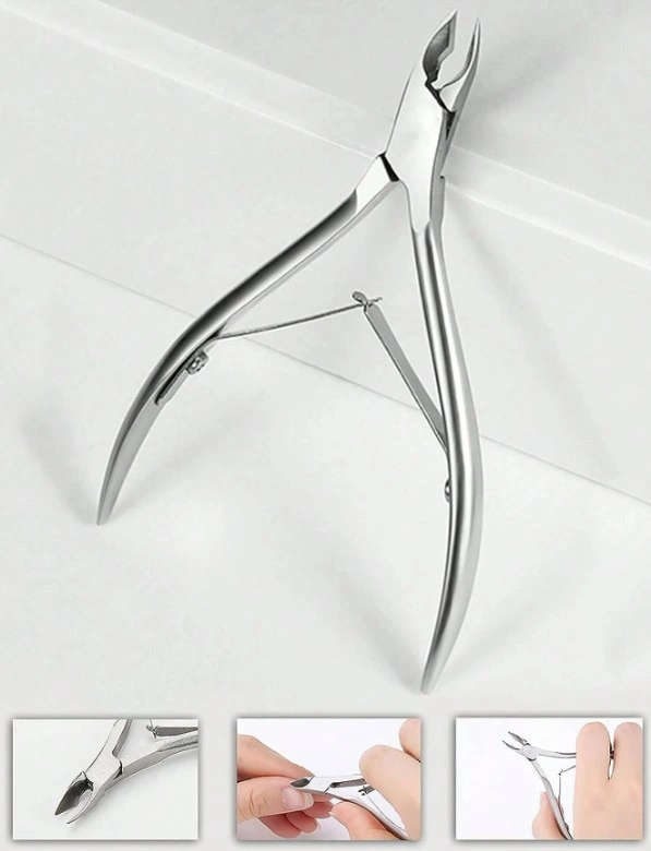 1pc Stainless Steel Silver Nail Clippers