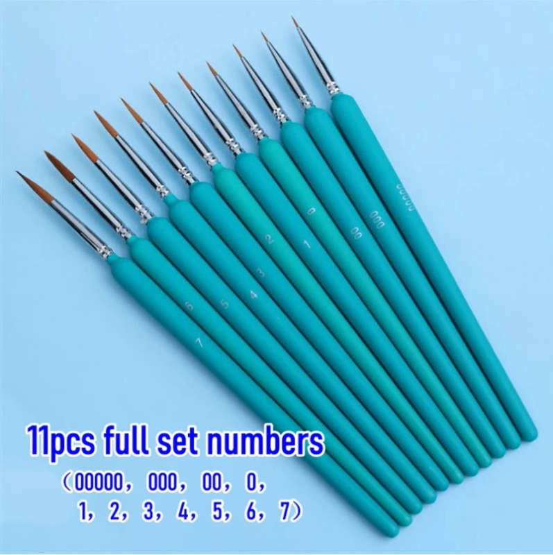 Wolf Hair Pointed Paint Brush