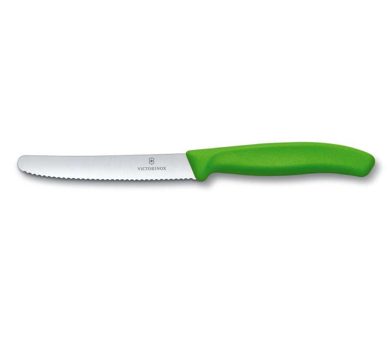 Victorinox SwissClassic Tomato & Sausage Knife Green V6.7836.L114