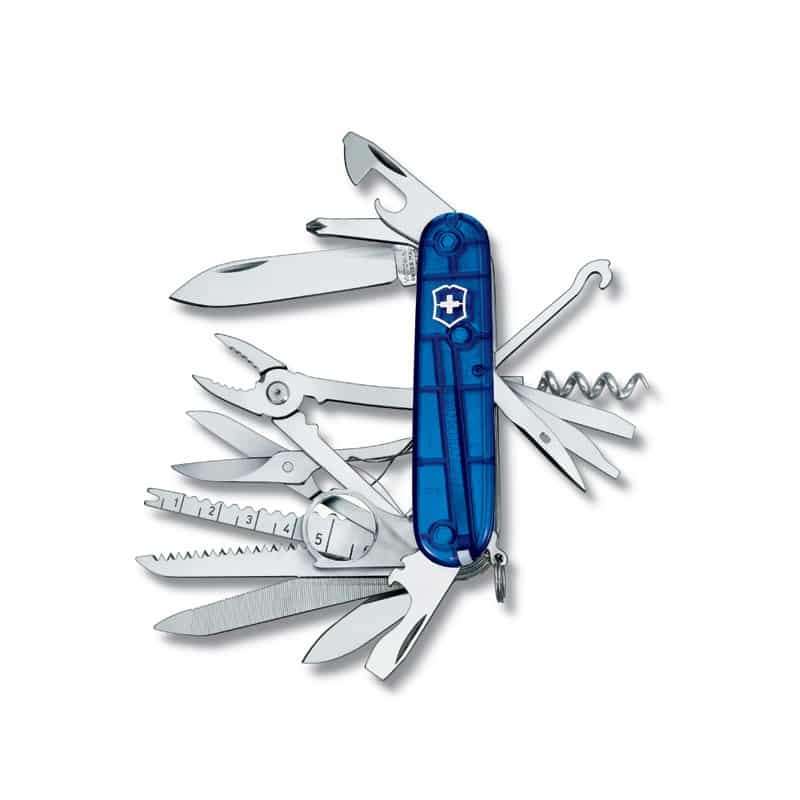 Victorinox SwissChamp Blue Translucent 91mm
