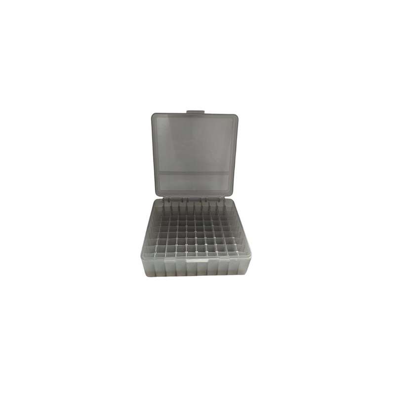 PLASTIC AMMO CASE LARGE GREY 100 PIECE