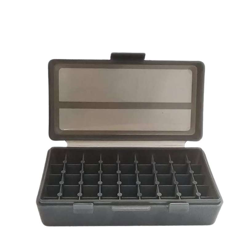 Plastic Ammo Case Small Black 45 Piece