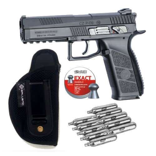 Asg Cz P09 4.5mm Pellet Pistol Combo