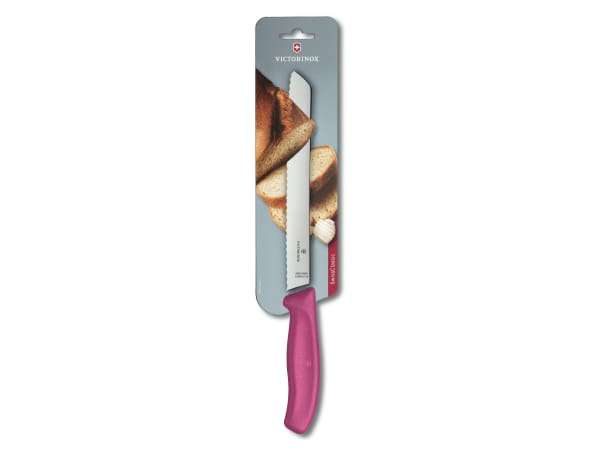 VICTORINOX CLASSIC BREAD KNIFE, 21CM - V6.8636.21L5B -PINK