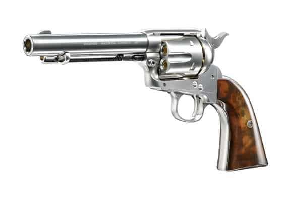 Airsoft Gun Legends Western Cowboy Nickel Finish 2.6329