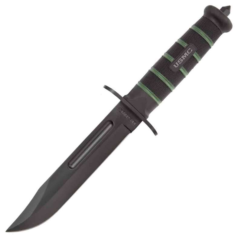 USMC Blackout Combat Fighter Fixed Blade Knife UC3156