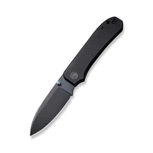 We Knives Big Banter Thumb Stud Black G10 Handle - WE21045-1
