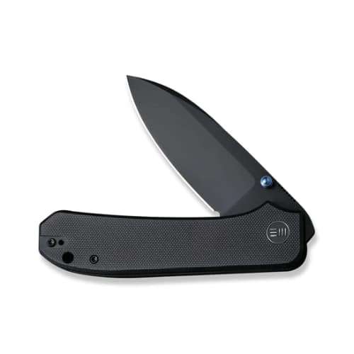 We Knives Big Banter Thumb Stud Black G10 Handle - WE21045-1