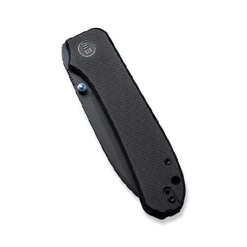 We Knives Big Banter Thumb Stud Black G10 Handle - WE21045-1