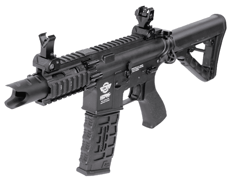 G&amp;G Combat Machine FireHawk FHK M4 Stubby BLACK COMBO EGC-16P-FHK-BNB-ECM Airsoft AEG Rifle