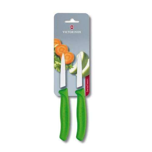 VICTORINOX SWISS CLASSIC PARING KNIFE PLAIN GREEN - 8CM V6.7606.L114B