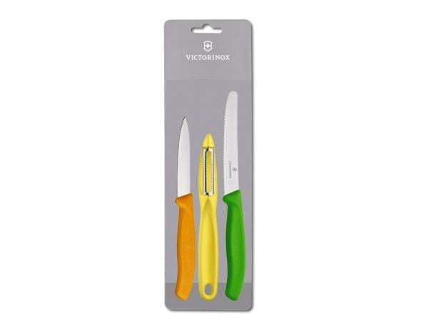 Victorinox SwissClassic Zest Peeler and Paring Knives  Set of 3 V6.7836PZ2.3