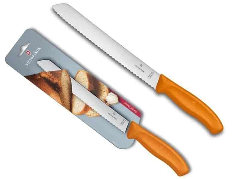 Victorinox Swiss Classic Bread Knife Orange - 21cm Knife V6.8636.21L9B