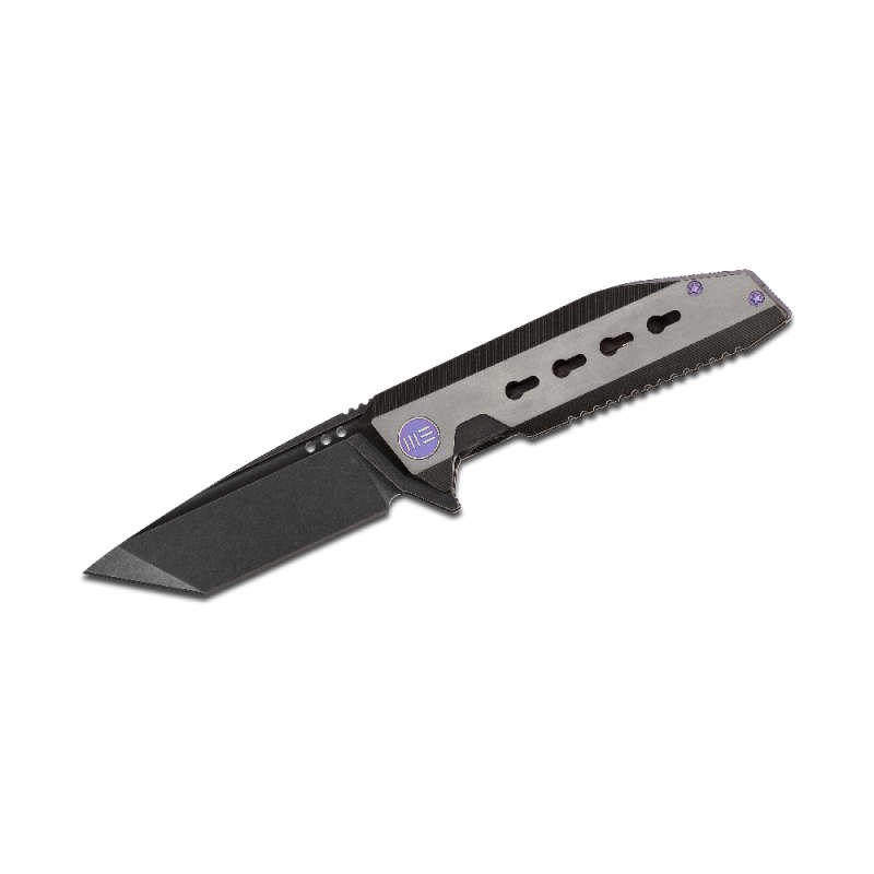 We Knife 602A White And Black Handle Flipper