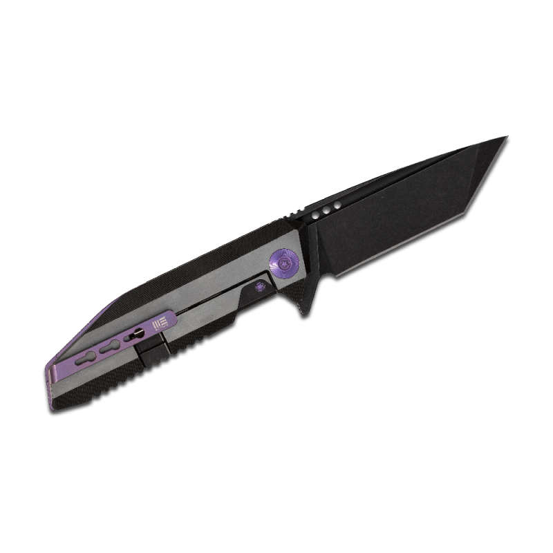 We Knife 602A White And Black Handle Flipper