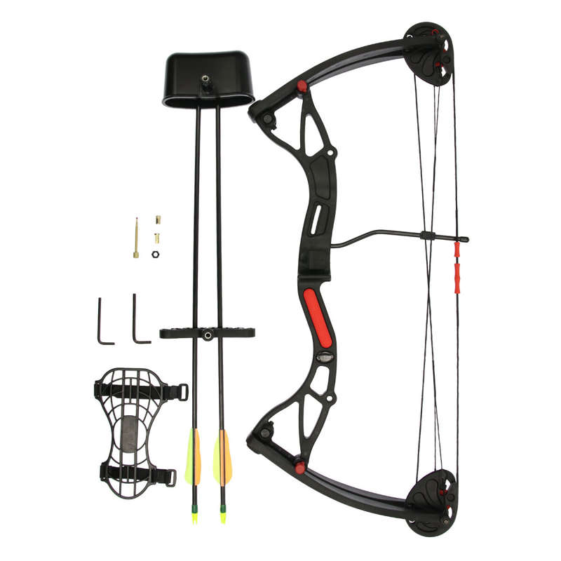 Ek Archery Buster Split Limbs Youth Compound Black 15-29LB 17"-26" CO-034B