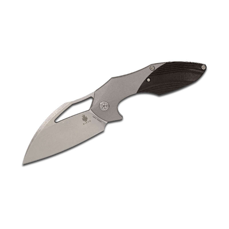Kizer Cutlery Megatherium, Titanium Handles with Carbon Fiber Inlays- KI4502A1
