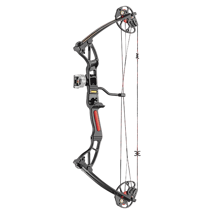 Rex Quad Limbs 15-55LB Black - Clamshell(EK) CO-029B Compound Bow