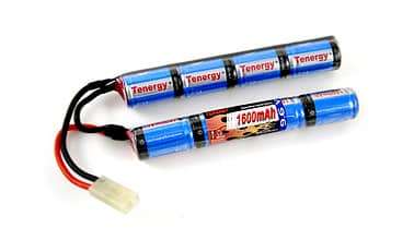11423/TENERGY 9.6 V 1600MAH BATTERY NIMH BUTTERFLY W/MINI