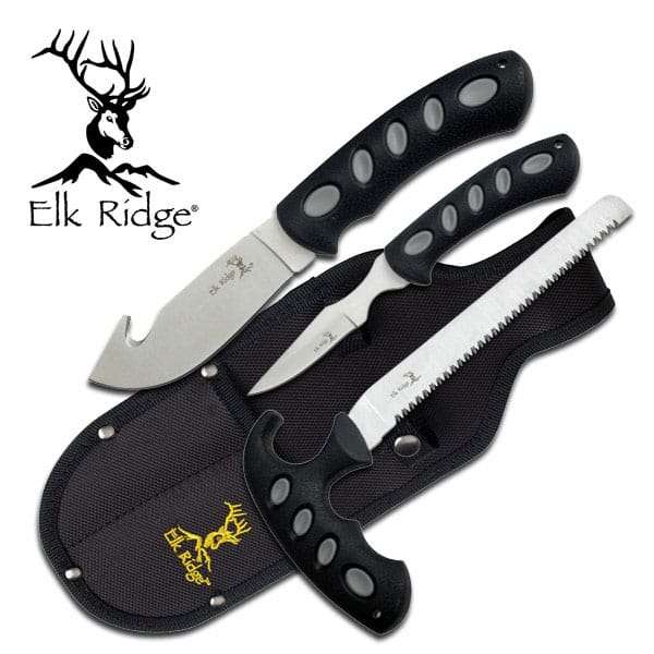 Elk Ridge ER-252 Hunting Knife Set 3-Piece Set