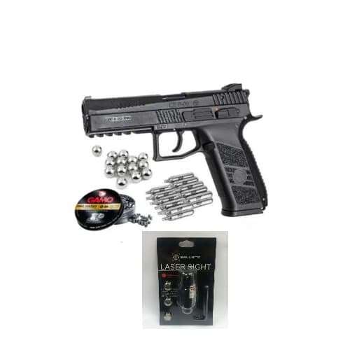 ASG CZ P09 4.5MM Pellet Pistol - COMBO 2