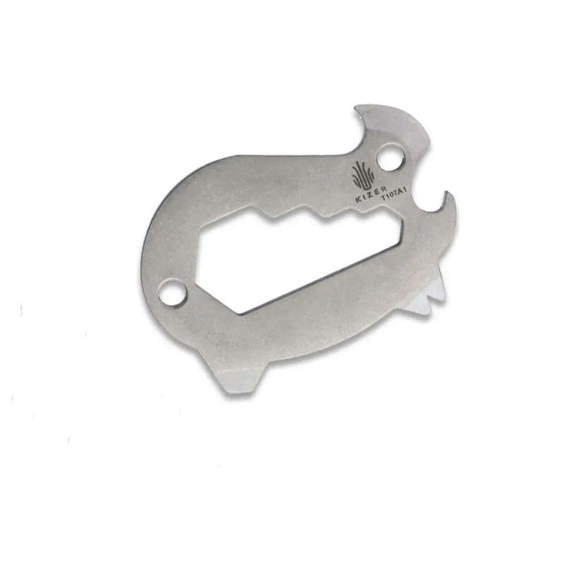Kizer Cutlery Azo Metric Peccary Titanium Keychain Multitool  -T107A1