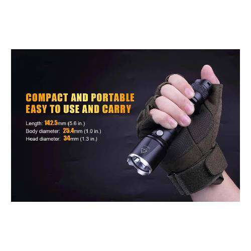 FENIX TK15UE Flashlight - Black