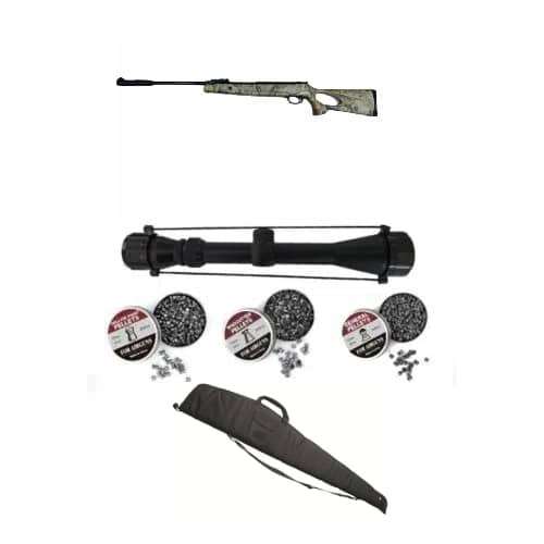 Camo Air Rifle 5.5mm Combo