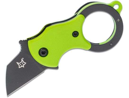 Fox FX-536 GB Mini-TA Folding Karambit Knife Green
