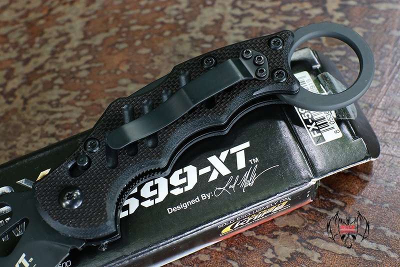 FX-599-XT FOX Karambit Folding Knife LAWKS System BLD N690